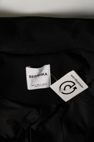 Palton de femei Bershka, Mărime S, Culoare Negru, Preț 190,99 Lei