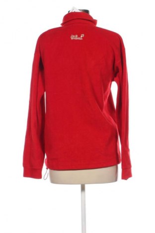 Damen Fleece Oberteil  Jack Wolfskin, Größe S, Farbe Rot, Preis 15,99 €