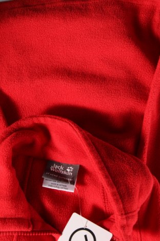 Damen Fleece Oberteil  Jack Wolfskin, Größe S, Farbe Rot, Preis 28,70 €