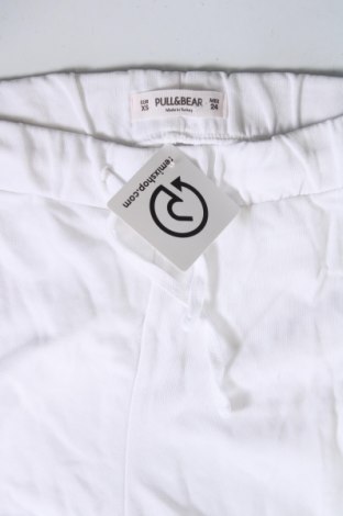 Pantaloni trening de femei Pull&Bear, Mărime XS, Culoare Alb, Preț 52,99 Lei