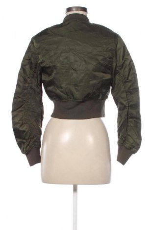 Geacă de femei Bershka, Mărime S, Culoare Verde, Preț 79,99 Lei