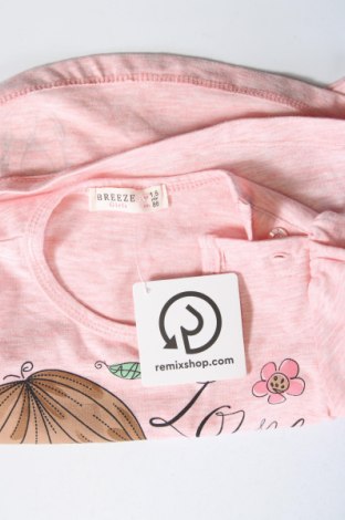 Kinder Shirt Breeze, Größe 12-18m/ 80-86 cm, Farbe Rosa, Preis € 3,99