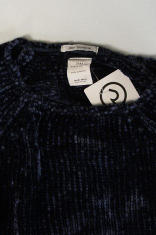 Kinderpullover Zara Knitwear, Größe 7-8y/ 128-134 cm, Farbe Blau, Preis € 5,99