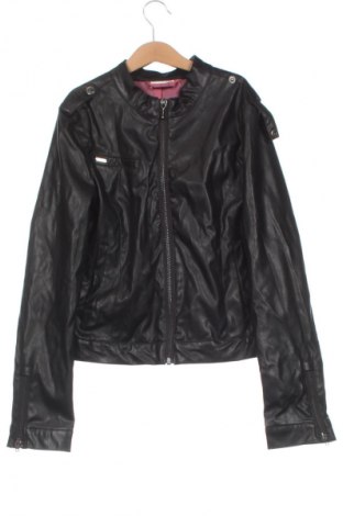 Kinder Lederjacke Coccodrillo, Größe 10-11y/ 146-152 cm, Farbe Schwarz, Preis 5,99 €