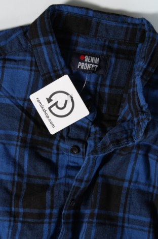 Ανδρικό πουκάμισο Denim Project, Μέγεθος XXL, Χρώμα Πολύχρωμο, Τιμή 11,99 €