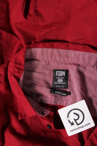 Herrenhemd FSBN, Größe XXL, Farbe Rot, Preis 11,49 €