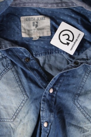 Ανδρικό πουκάμισο Garcia Jeans, Μέγεθος L, Χρώμα Μπλέ, Τιμή 21,49 €