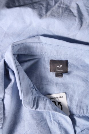 Ανδρικό πουκάμισο H&M, Μέγεθος XXL, Χρώμα Μπλέ, Τιμή 9,49 €