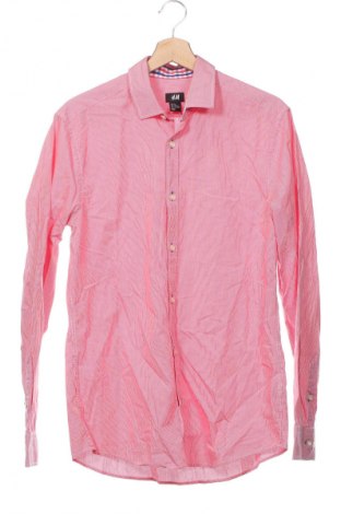 Herrenhemd H&M, Größe M, Farbe Rosa, Preis 4,99 €