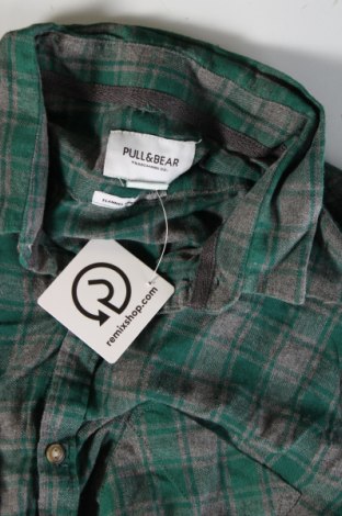 Męska koszula Pull&Bear, Rozmiar M, Kolor Zielony, Cena 41,99 zł