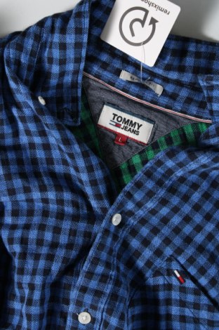 Мъжка риза Tommy Jeans, Размер L, Цвят Многоцветен, Цена 48,99 лв.