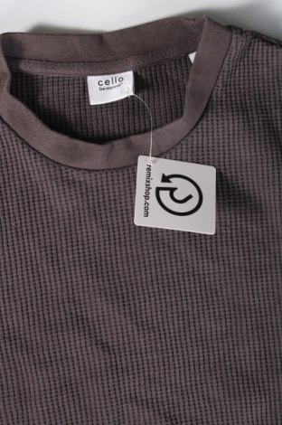 Ανδρικό t-shirt Celio, Μέγεθος M, Χρώμα Γκρί, Τιμή 11,99 €