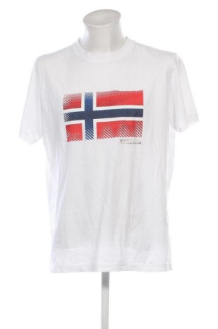 Herren T-Shirt Napapijri, Größe XXL, Farbe Weiß, Preis € 20,97