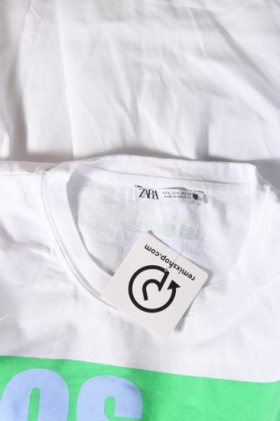 Ανδρικό t-shirt Zara, Μέγεθος L, Χρώμα Λευκό, Τιμή 21,38 €