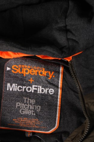 Ανδρικό γιλέκο Superdry, Μέγεθος L, Χρώμα Πράσινο, Τιμή 42,49 €