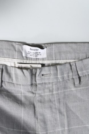 Pantaloni de bărbați Bershka, Mărime L, Culoare Gri, Preț 64,99 Lei