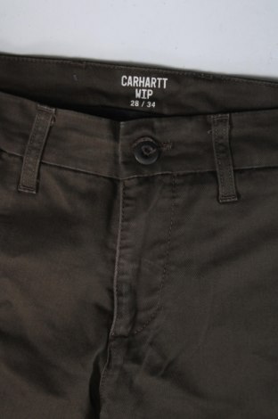 Herrenhose Carhartt, Größe S, Farbe Grün, Preis 21,99 €