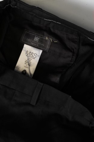 Pantaloni de bărbați Marks & Spencer, Mărime L, Culoare Negru, Preț 88,99 Lei