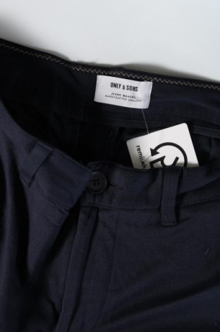 Pantaloni de bărbați Only & Sons, Mărime L, Culoare Albastru, Preț 58,99 Lei