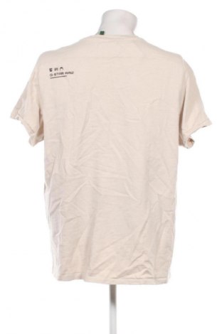 Ανδρικό t-shirt G-Star Raw, Μέγεθος XXL, Χρώμα  Μπέζ, Τιμή 16,99 €