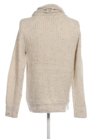 Herrenpullover Bershka, Größe L, Farbe Weiß, Preis 24,99 €