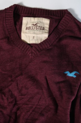 Мъжки пуловер Hollister, Размер S, Цвят Червен, Цена 48,49 лв.