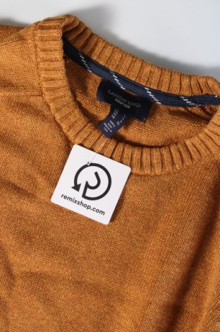 Herrenpullover Lands' End, Größe L, Farbe Gelb, Preis € 24,99