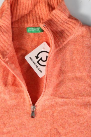 Męski sweter United Colors Of Benetton, Rozmiar L, Kolor Pomarańczowy, Cena 153,99 zł