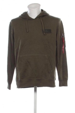 Herren Sweatshirt Alpha Industries, Größe L, Farbe Grün, Preis 36,99 €