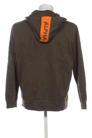 Herren Sweatshirt Alpha Industries, Größe L, Farbe Grün, Preis 36,99 €