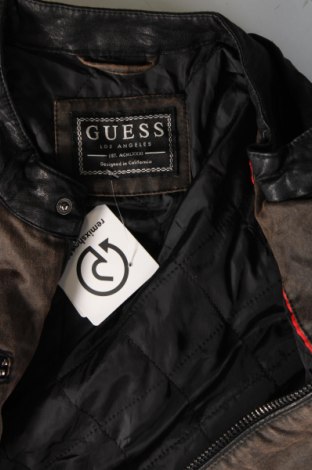 Herren Lederjacke Guess, Größe L, Farbe Mehrfarbig, Preis 91,49 €