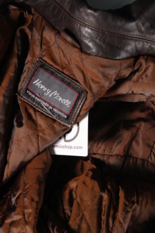 Herren Lederjacke Henry Morell, Größe L, Farbe Braun, Preis 55,00 €