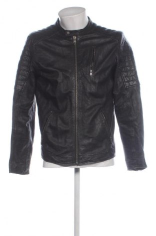 Herren Lederjacke Jack & Jones, Größe L, Farbe Schwarz, Preis € 95,99