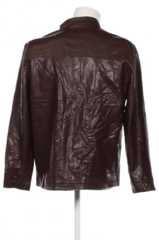 Herren Lederjacke SHEIN, Größe L, Farbe Braun, Preis 34,49 €