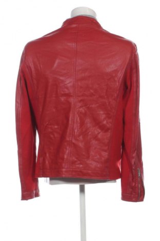 Herren Lederjacke Zara, Größe L, Farbe Rot, Preis 28,99 €