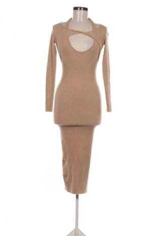 Kleid Bershka, Größe S, Farbe Beige, Preis 10,99 €