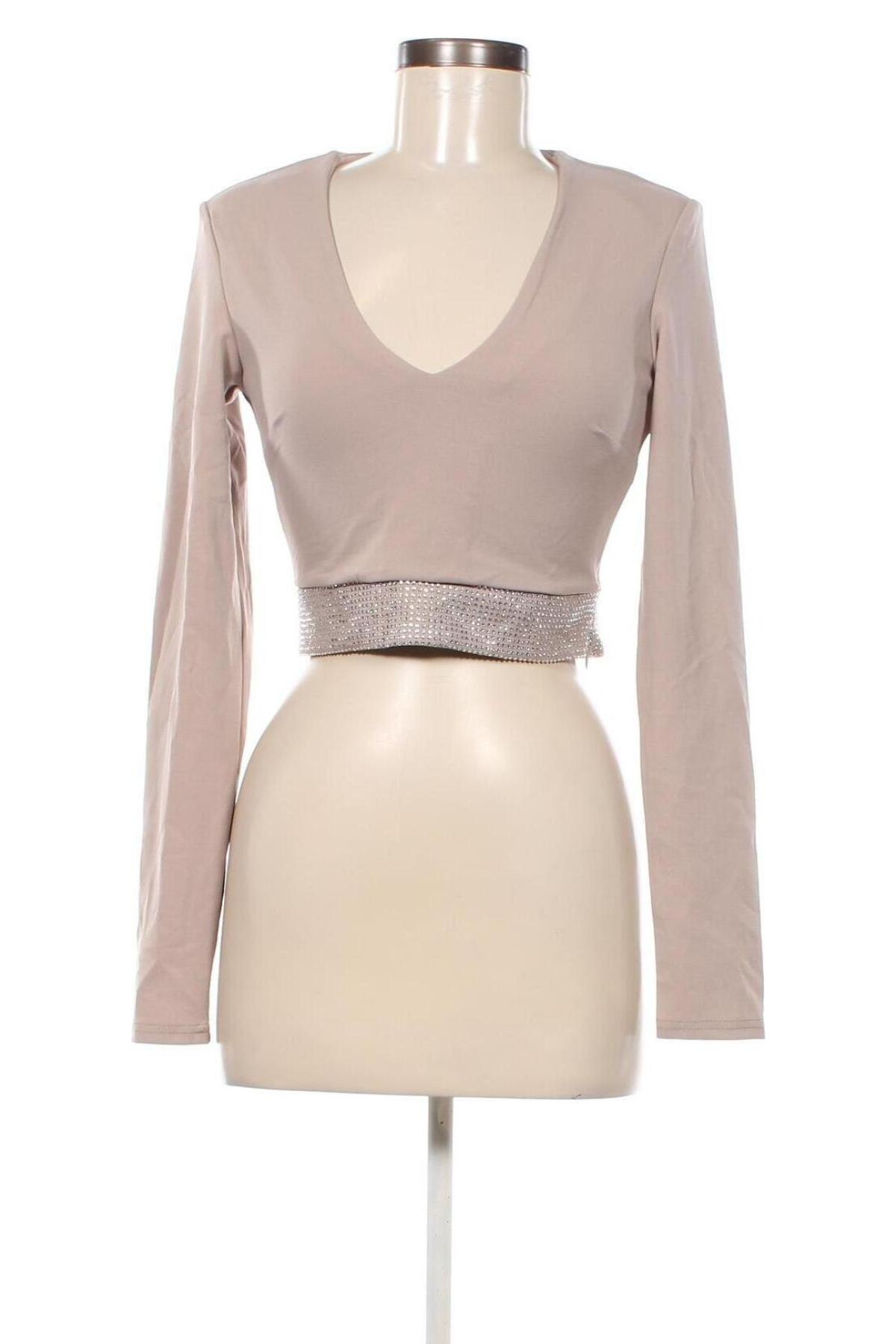 Damen Shirt, Größe M, Farbe Beige, Preis 13,49 €