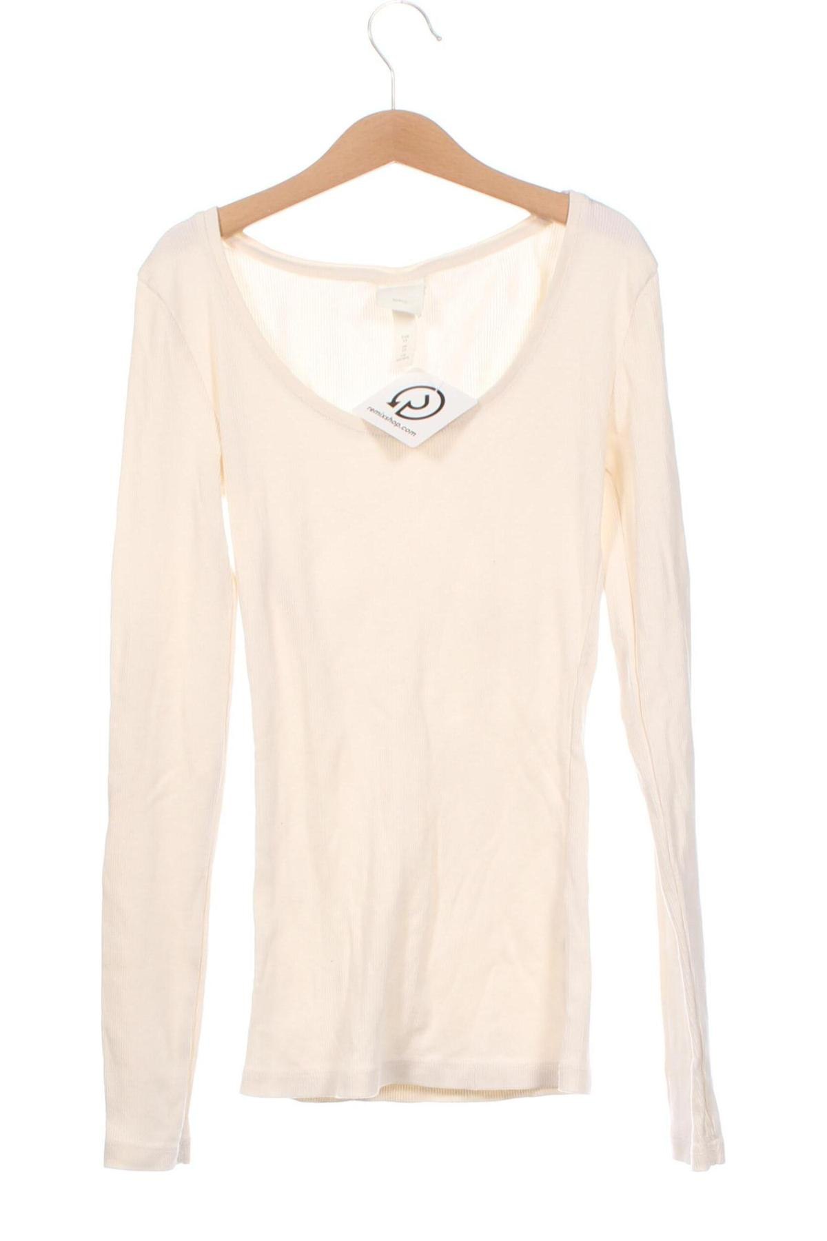 Damen Shirt H&M, Größe XS, Farbe Beige, Preis € 5,99