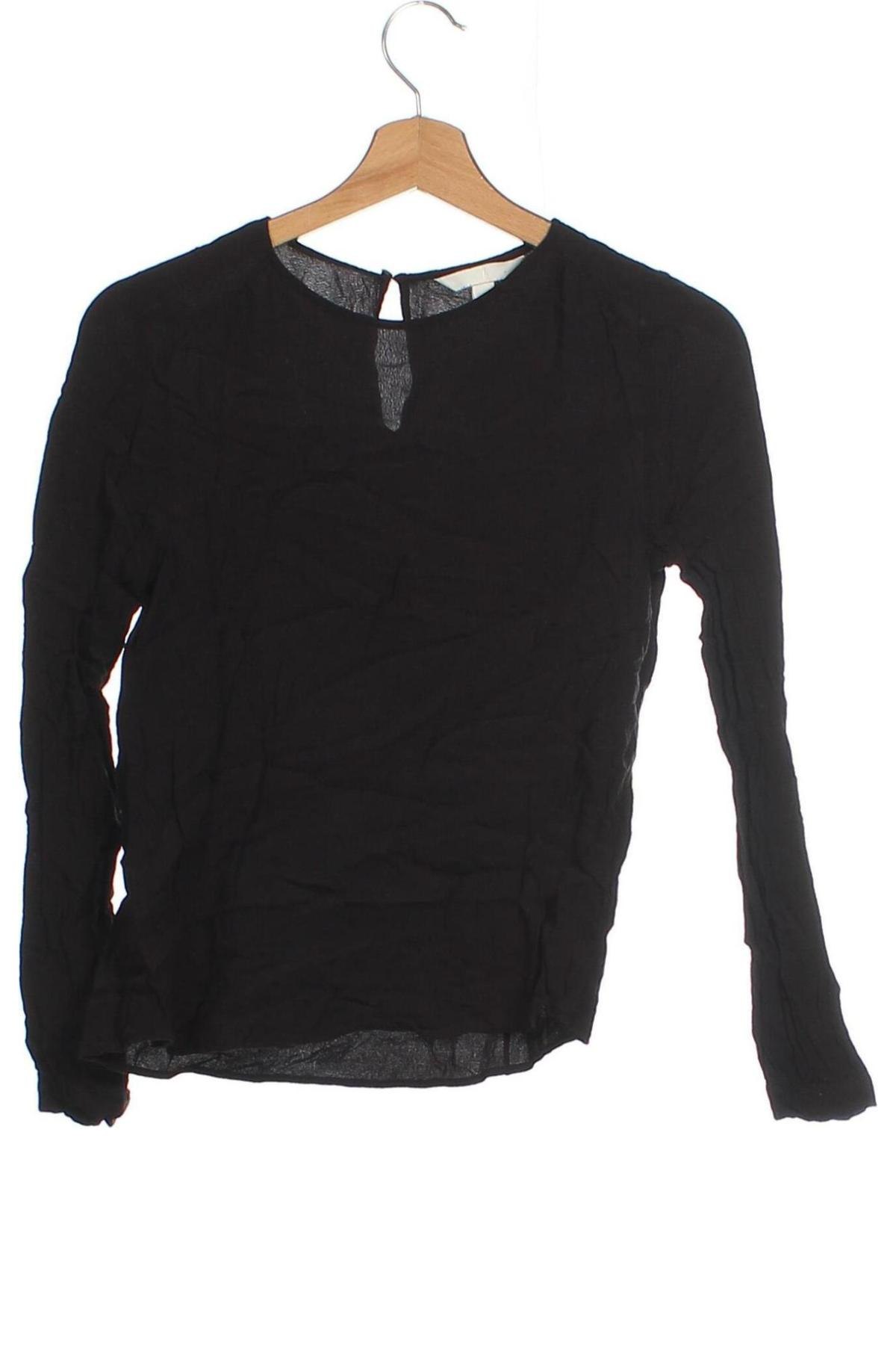 Damen Shirt H&M, Größe XS, Farbe Schwarz, Preis 13,49 €