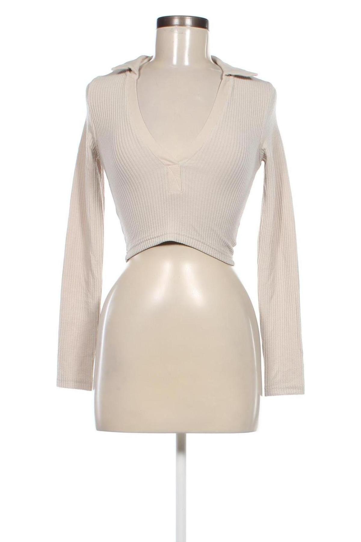 Damen Shirt H&M Divided, Größe XS, Farbe Beige, Preis € 13,49