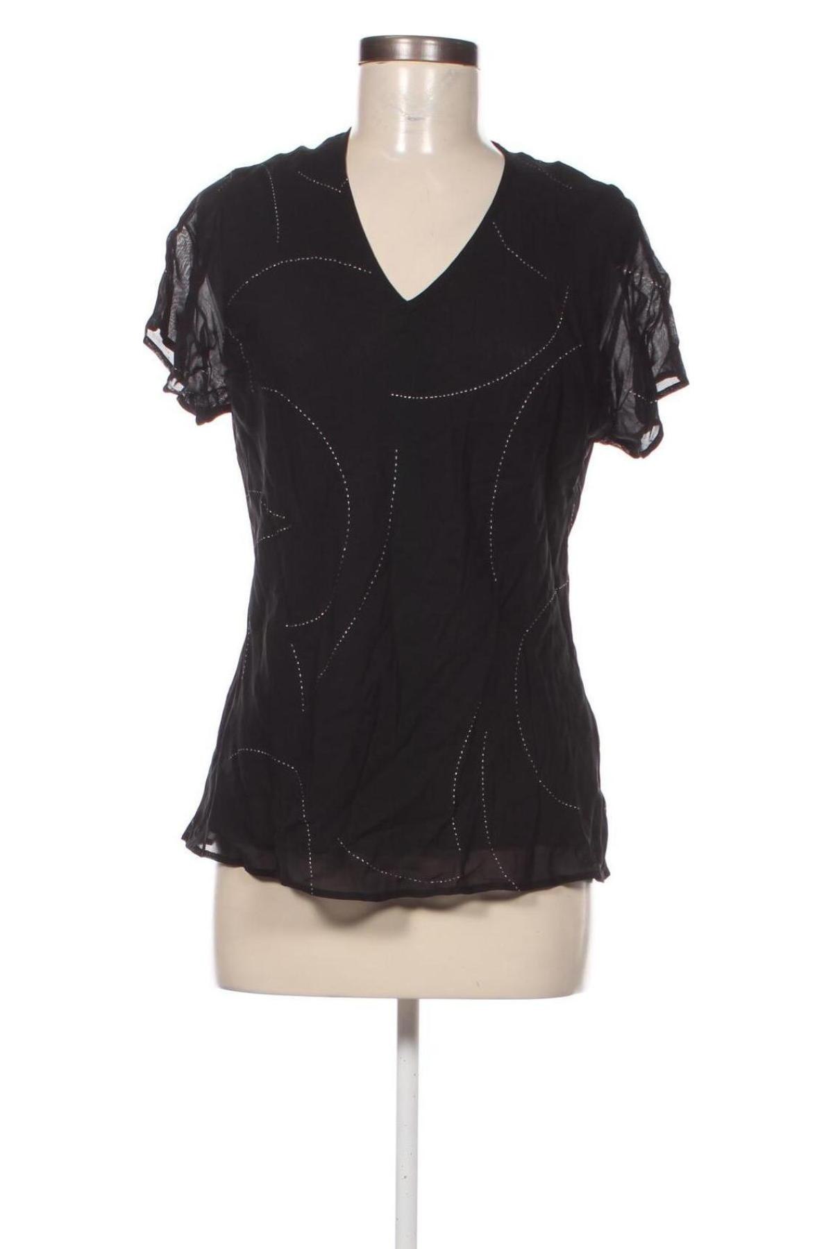 Damen Shirt Marks & Spencer, Größe L, Farbe Schwarz, Preis 13,49 €