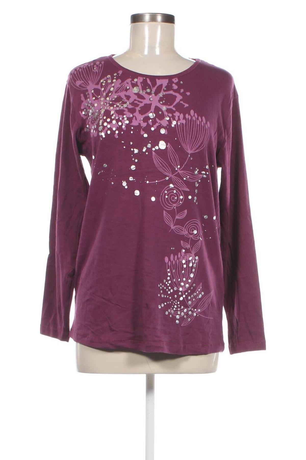 Damen Shirt NOVITA, Größe L, Farbe Lila, Preis € 57,49