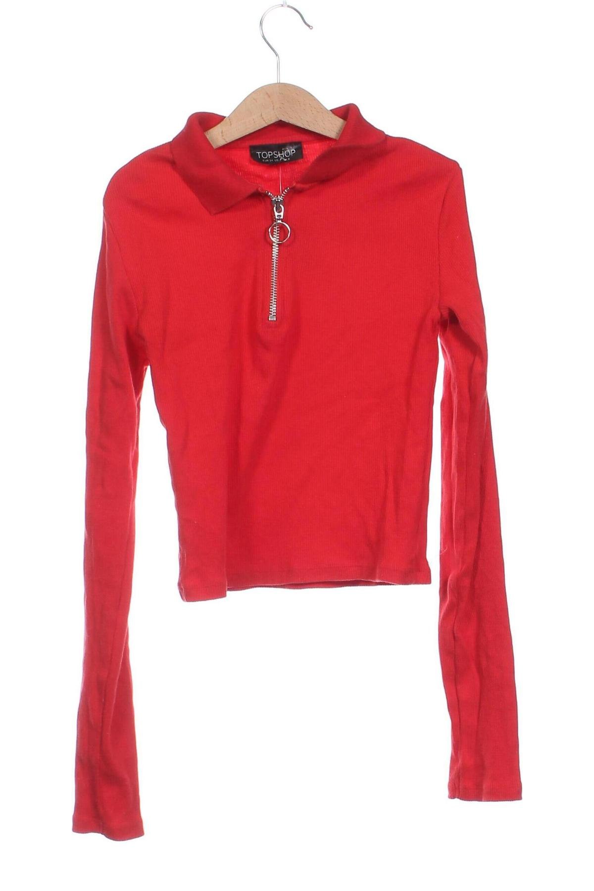 Damen Shirt Topshop, Größe XS, Farbe Rot, Preis 17,36 €