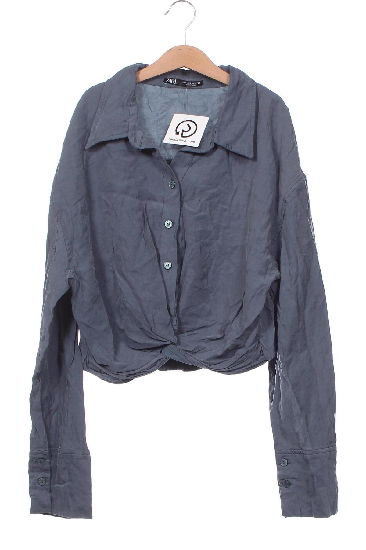 Damen Shirt Zara, Größe S, Farbe Grau, Preis 9,99 €