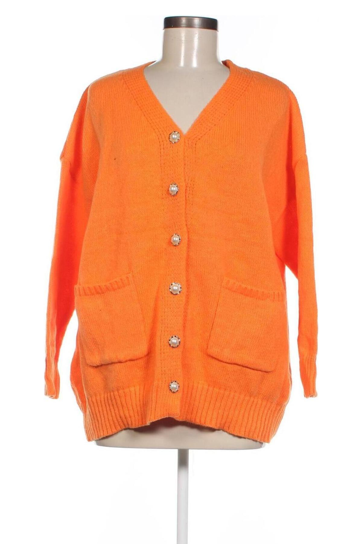 Damen Strickjacke, Größe M, Farbe Orange, Preis € 20,49