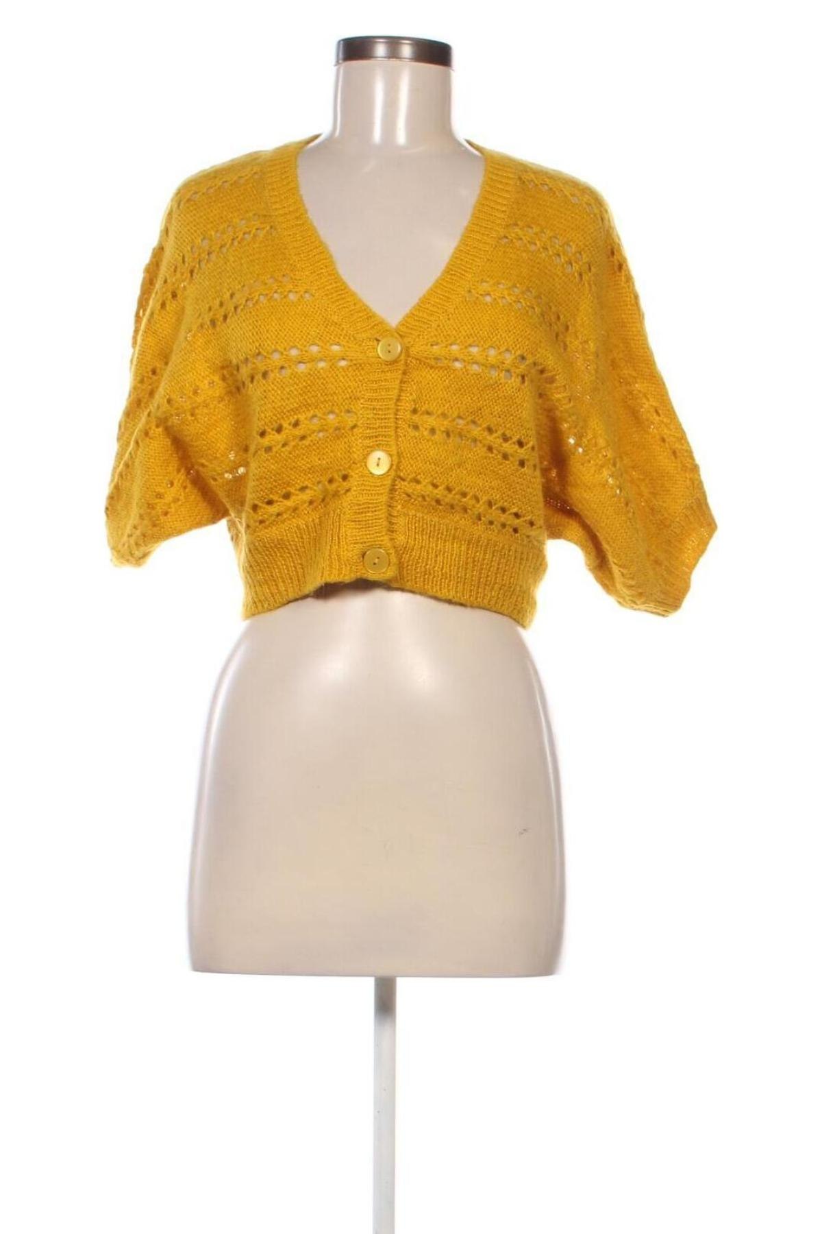 Cardigan de damă H&M, Mărime M, Culoare Galben, Preț 33,99 Lei