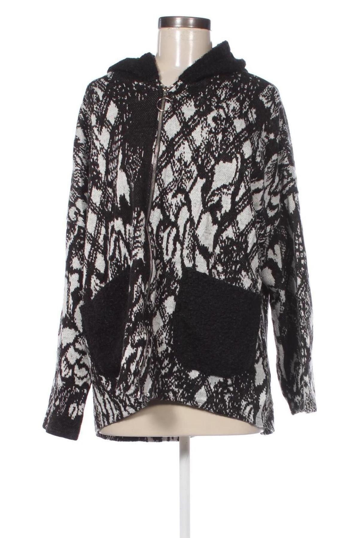 Cardigan de damă Made In Italy, Mărime M, Culoare Negru, Preț 45,99 Lei