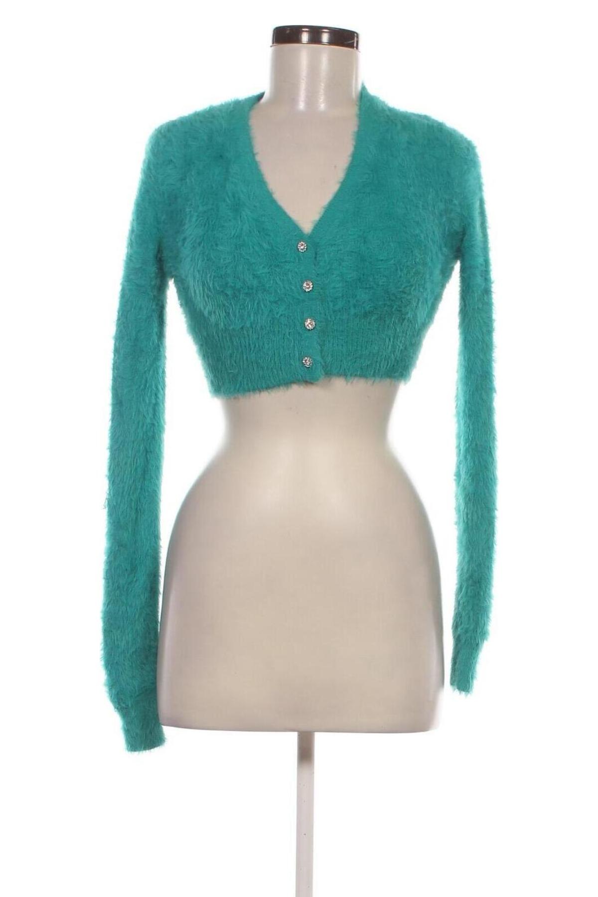 Cardigan de damă Zara, Mărime S, Culoare Verde, Preț 44,99 Lei