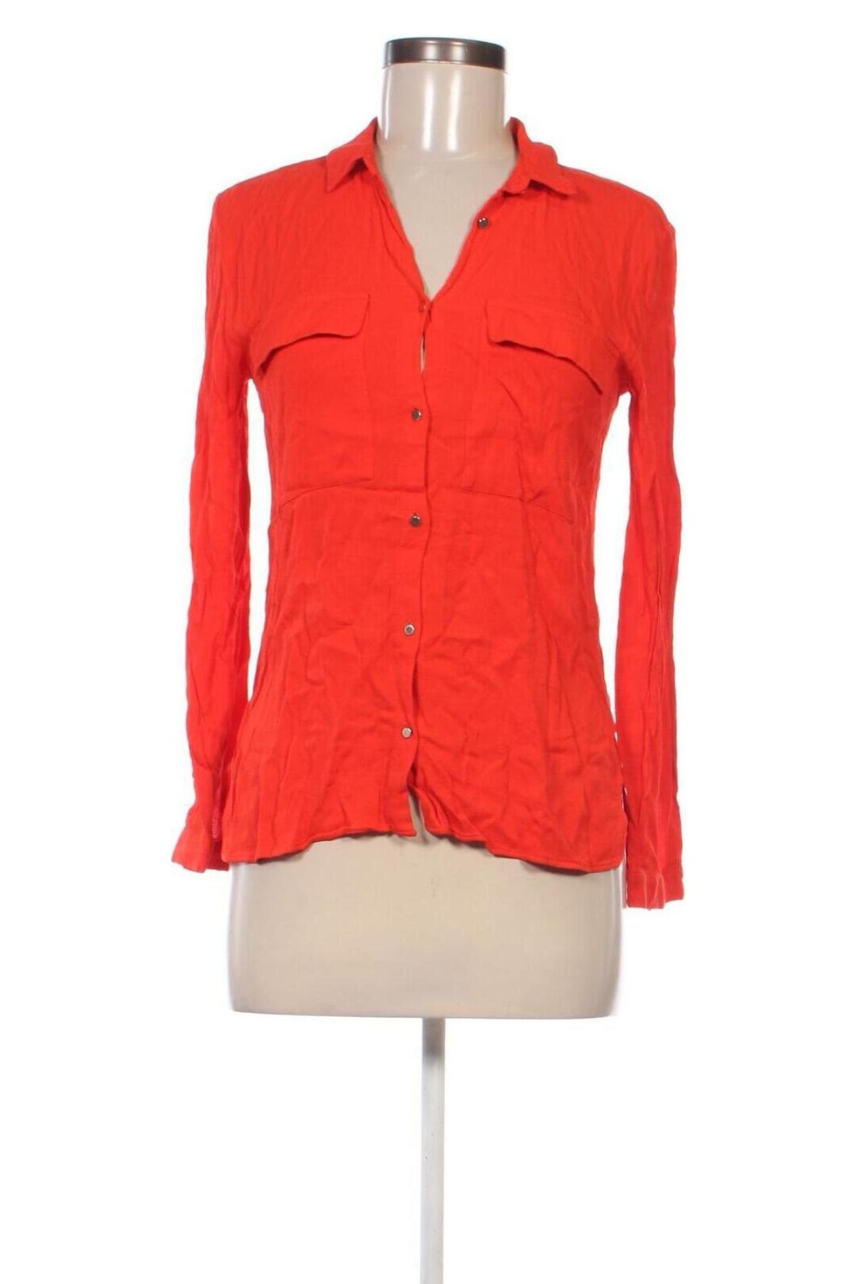 Damenbluse Zara, Größe S, Farbe Rot, Preis 18,99 €