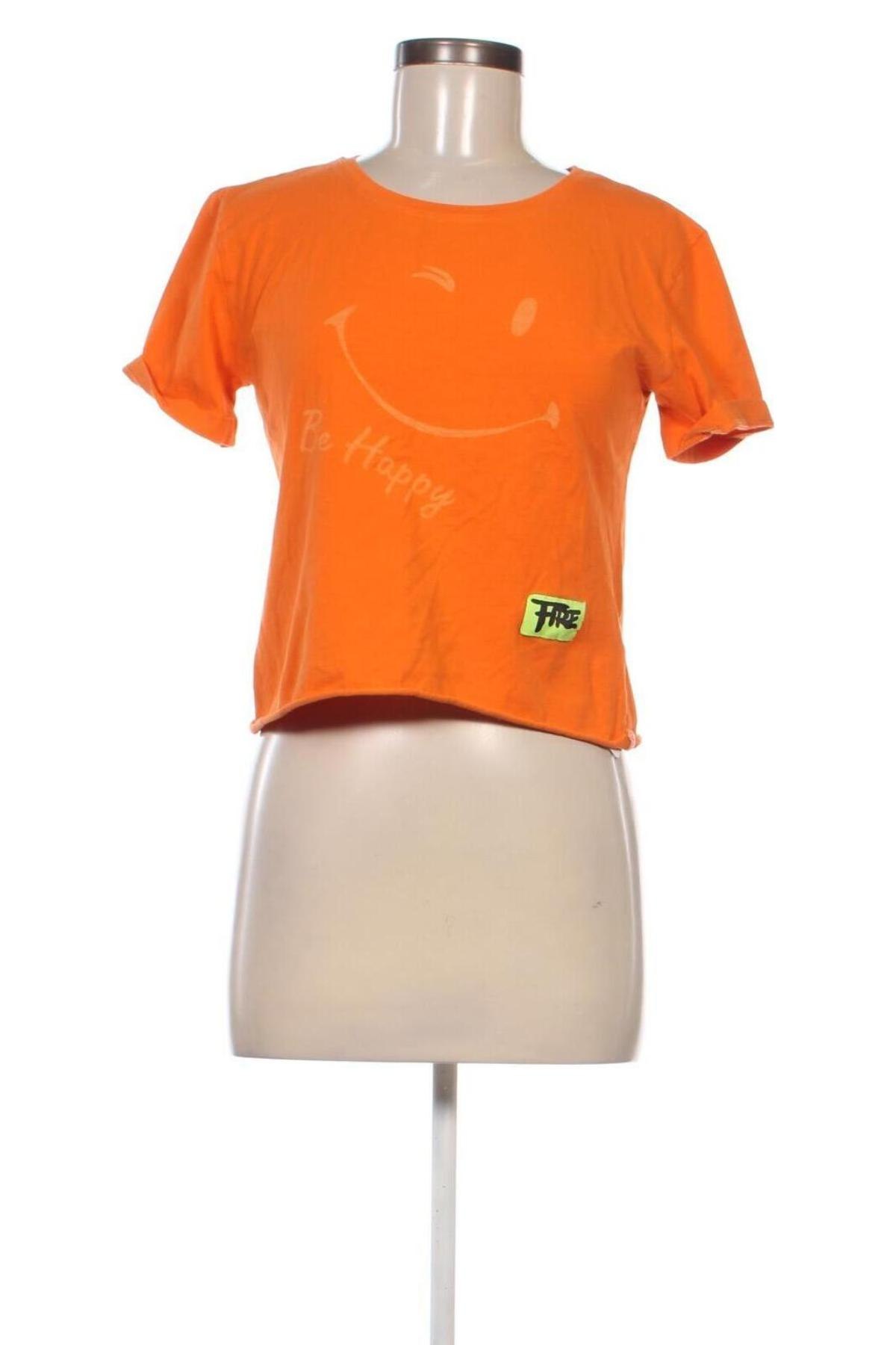 Damen T-Shirt, Größe S, Farbe Orange, Preis 8,70 €